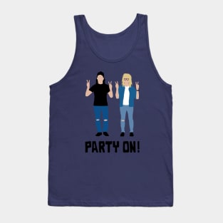 Wayne's World Minimal Style Tank Top